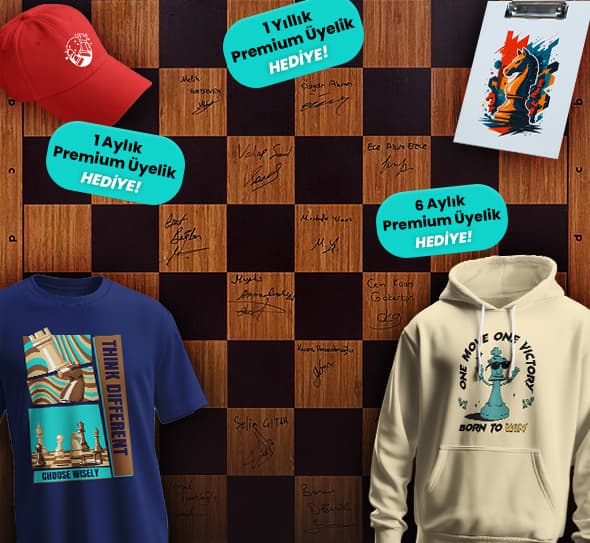 🎁 Satranç365’te Büyük Hediye Çekilişi Başladı! Toplamda 50 Kişiye Hediye!